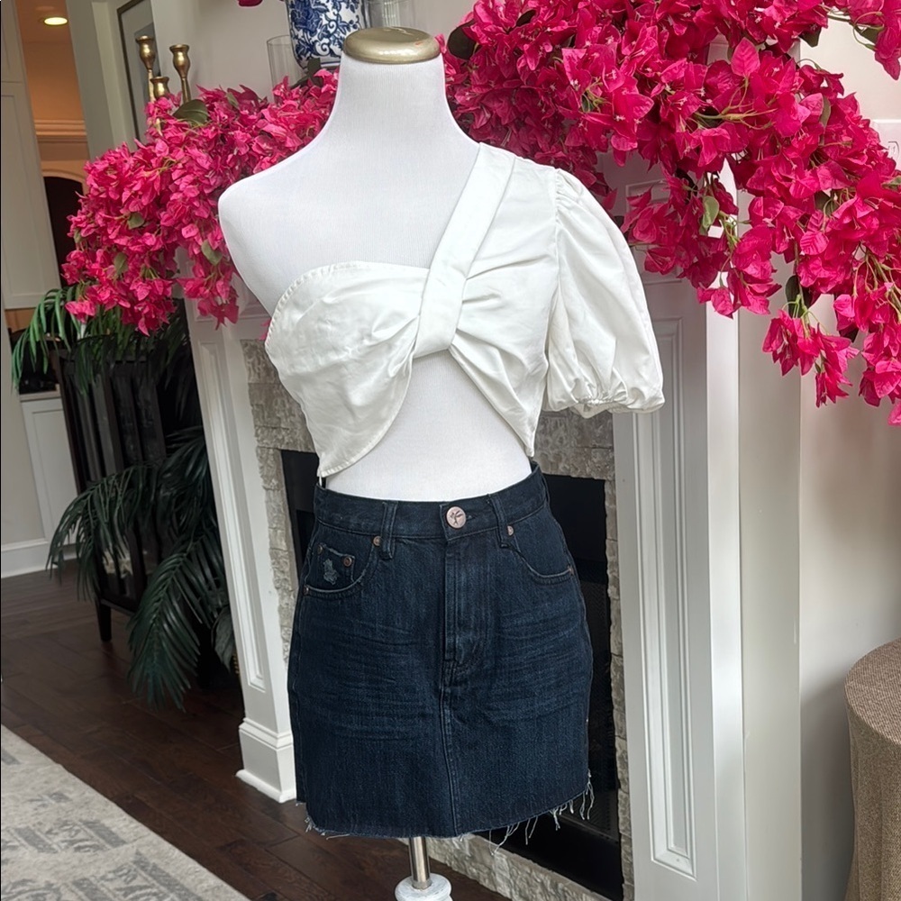 One Teaspoon 2020 Mini Dark Denim Skirt - Size 26 - NWT